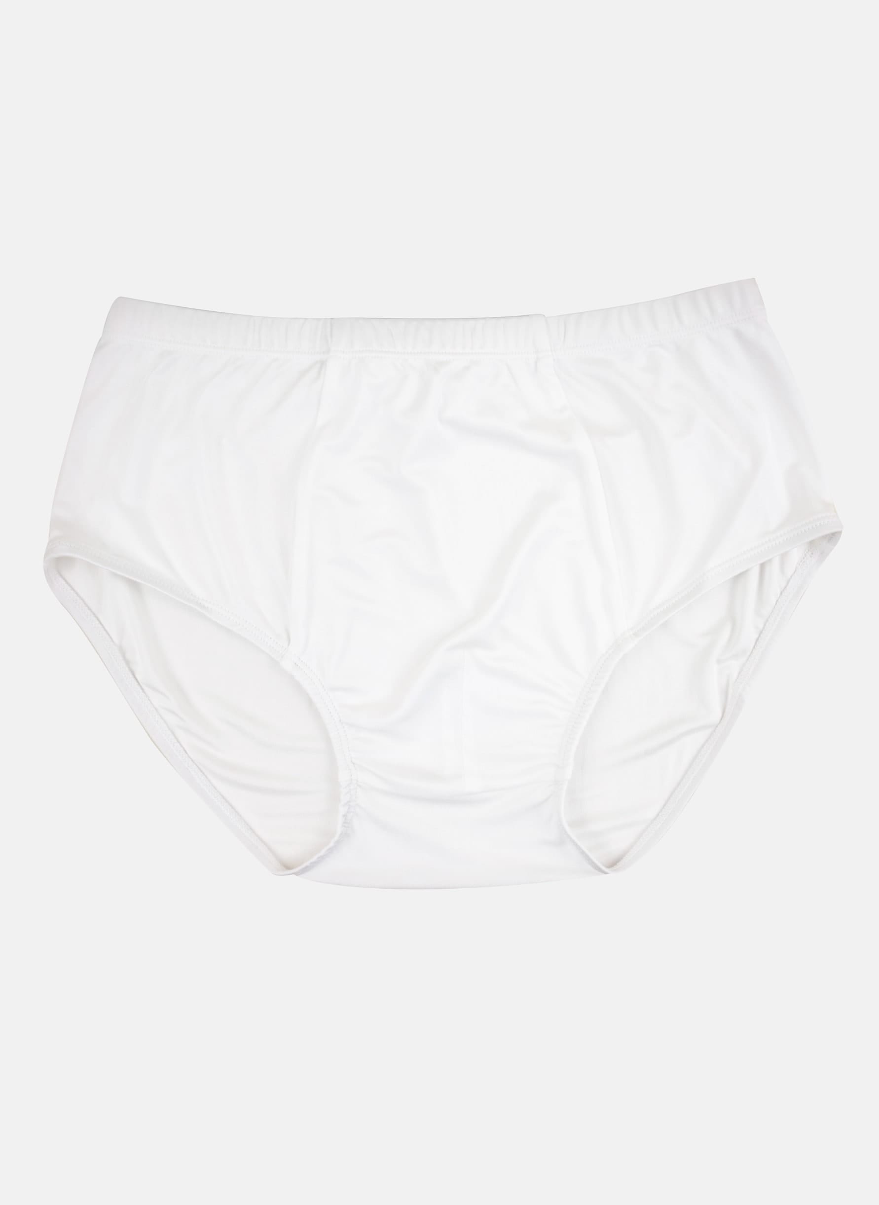 Men's Silk Underpants, White