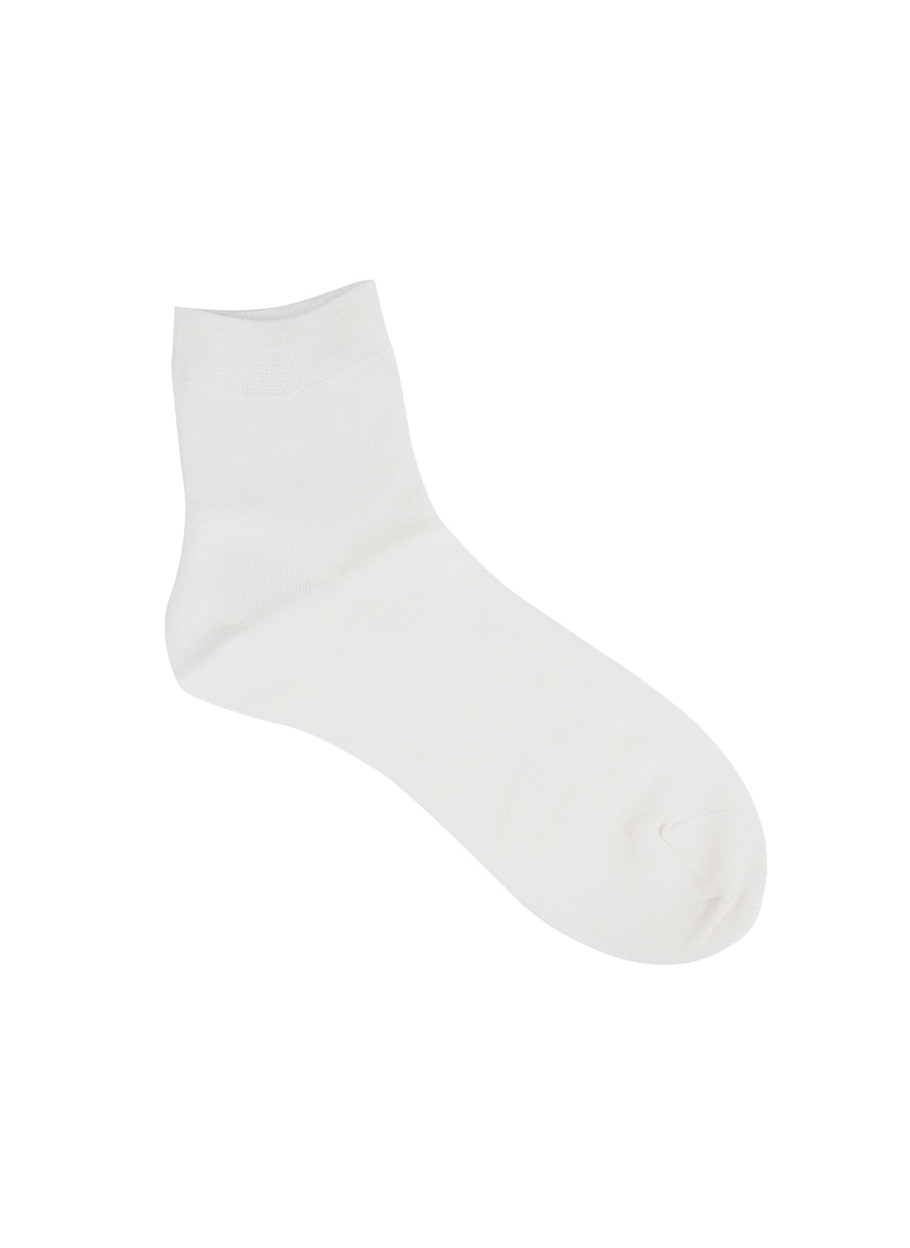 Silk socks white