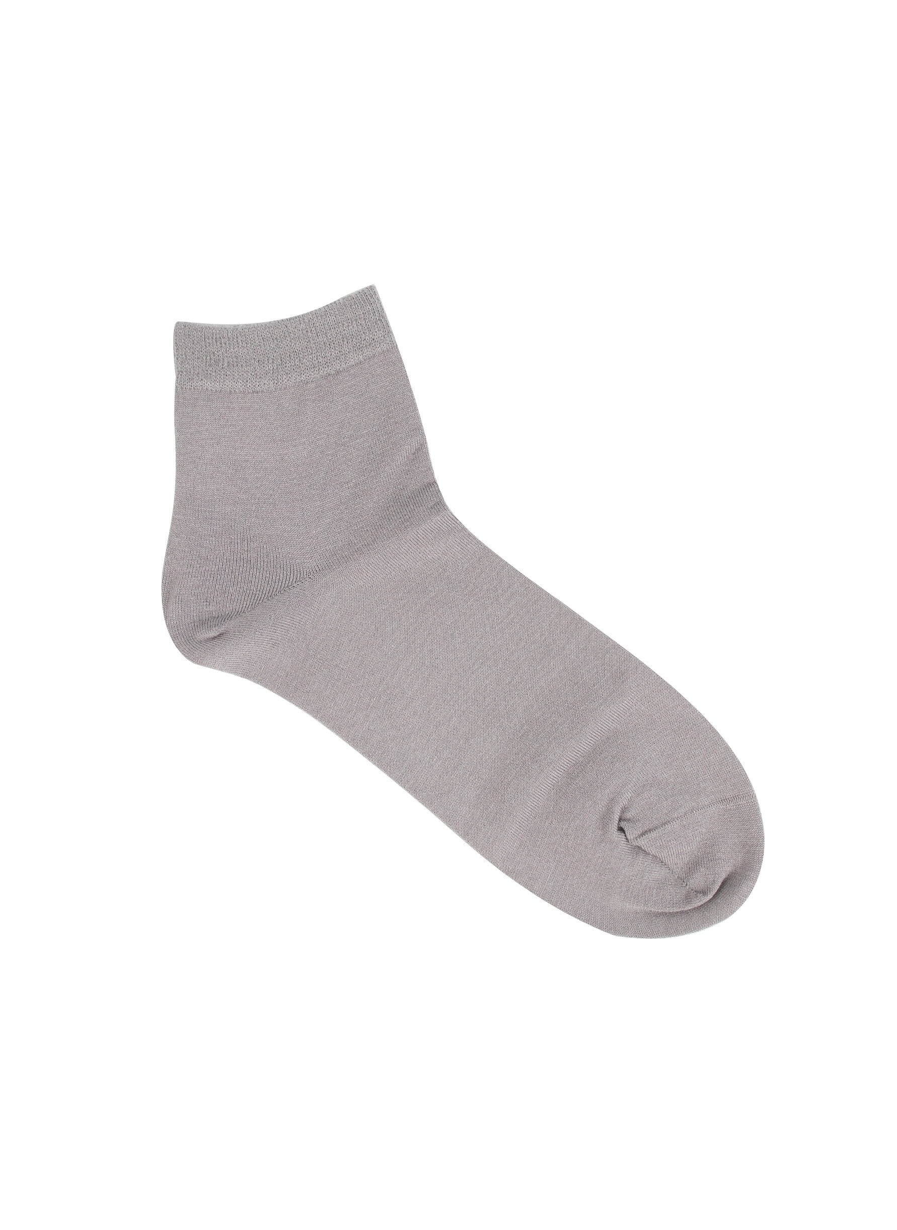 Silk socks grey