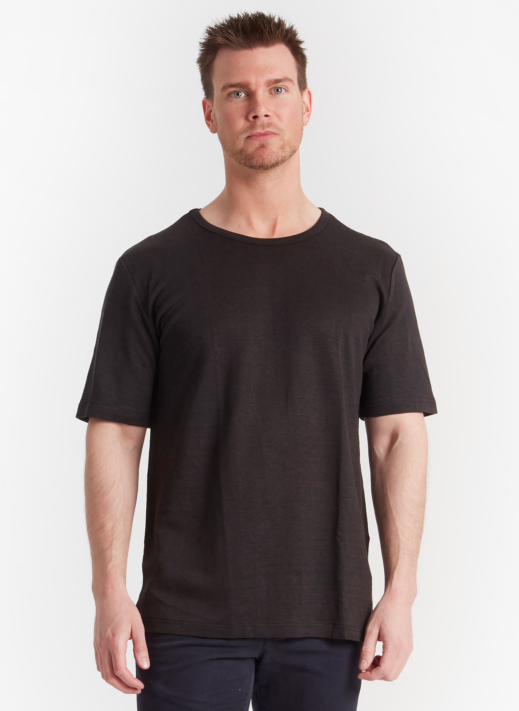 T-Shirt Silk/Hemp, Black