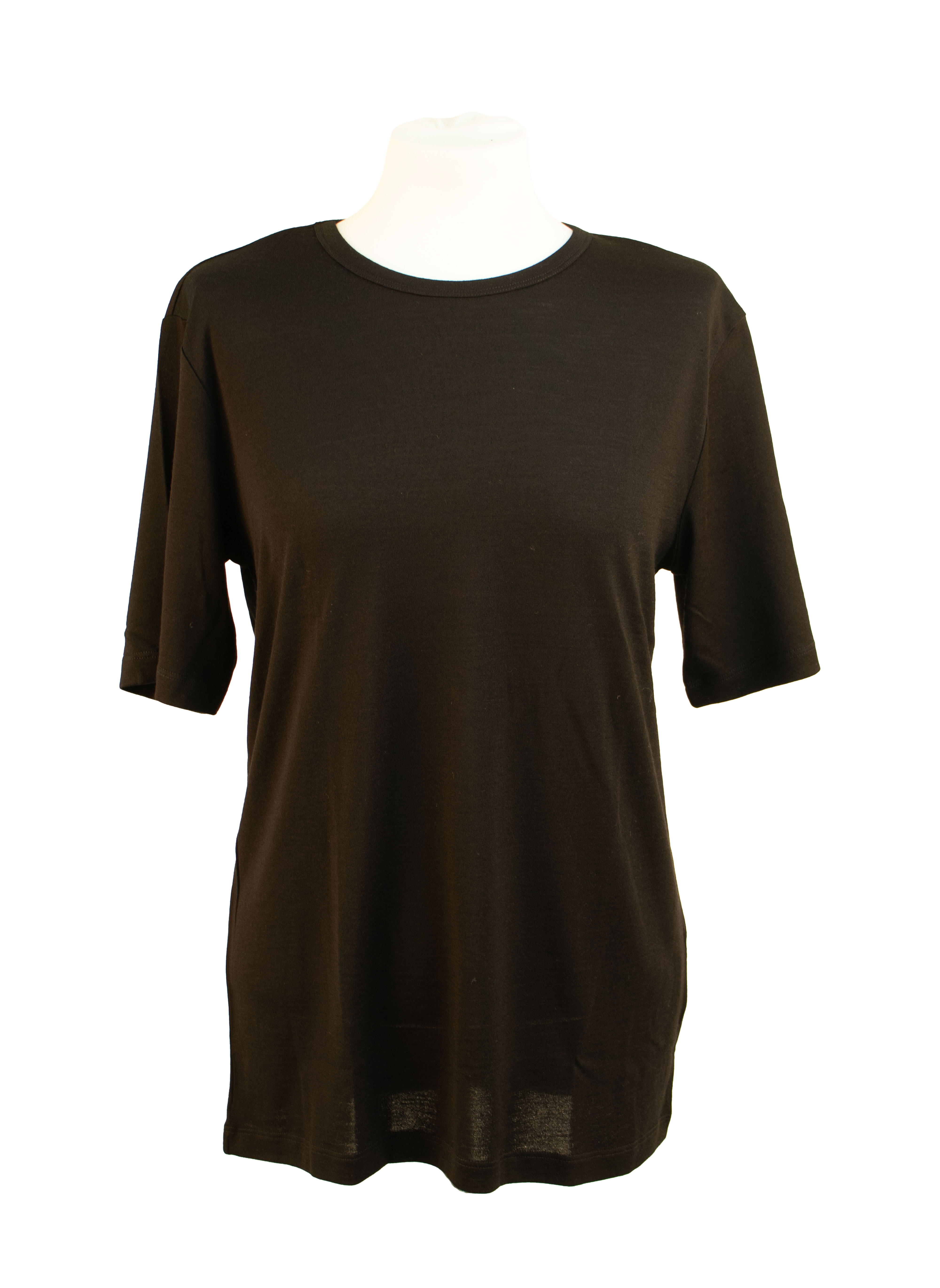 Tshirt  WOOLSILK  Svart
