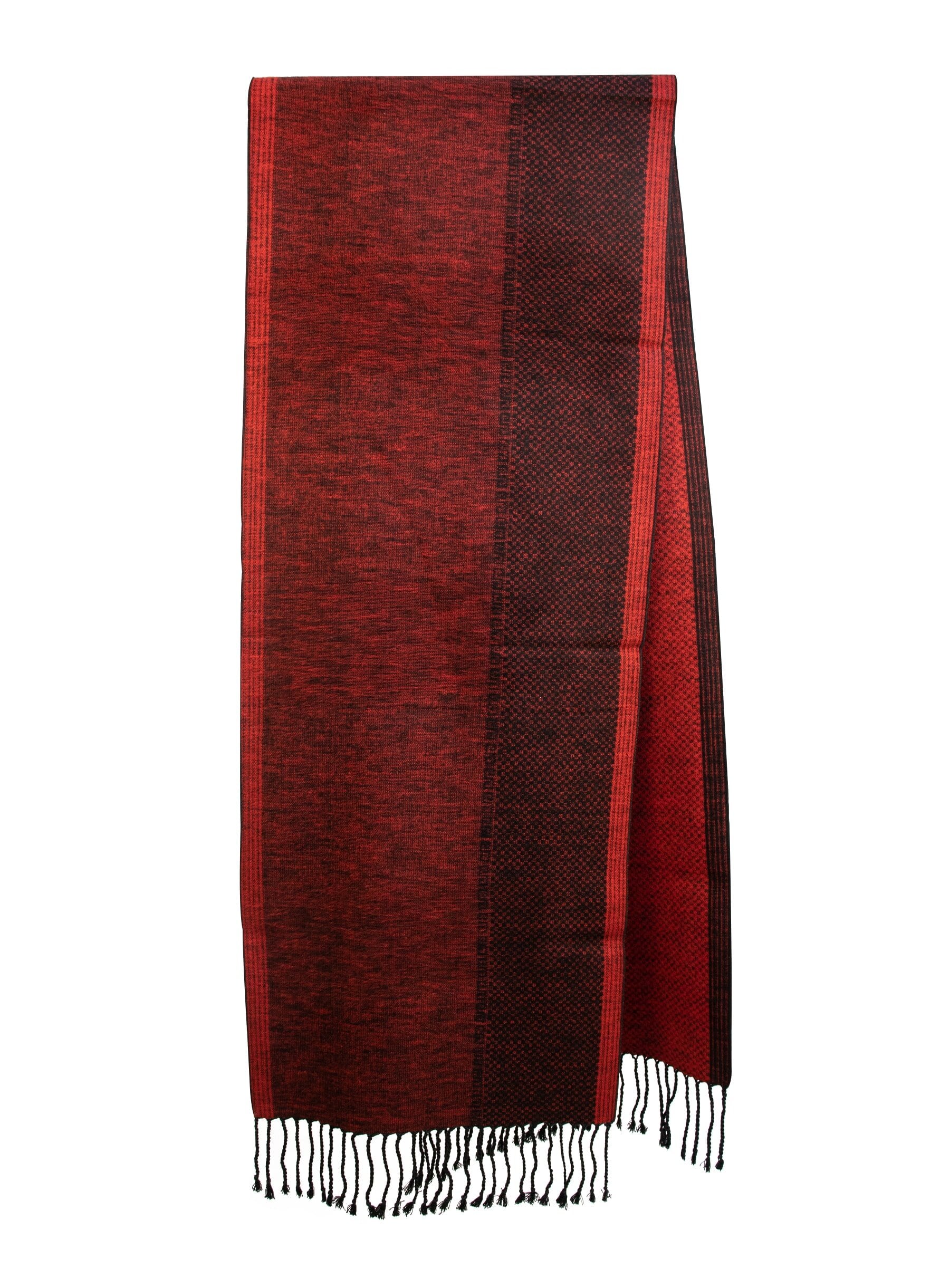 Silk scarf red
