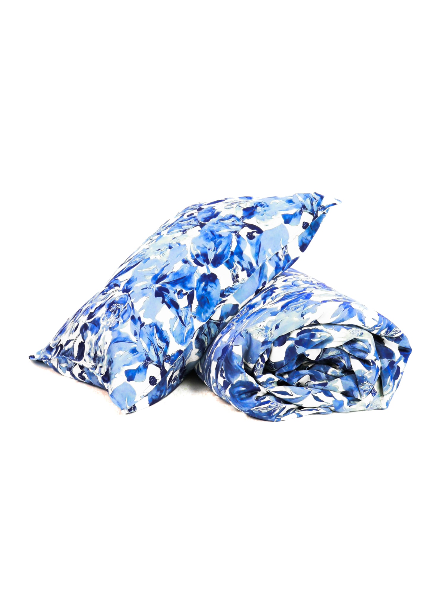 Silk pillowcase set Satin 150x200 cm, Blue Dream