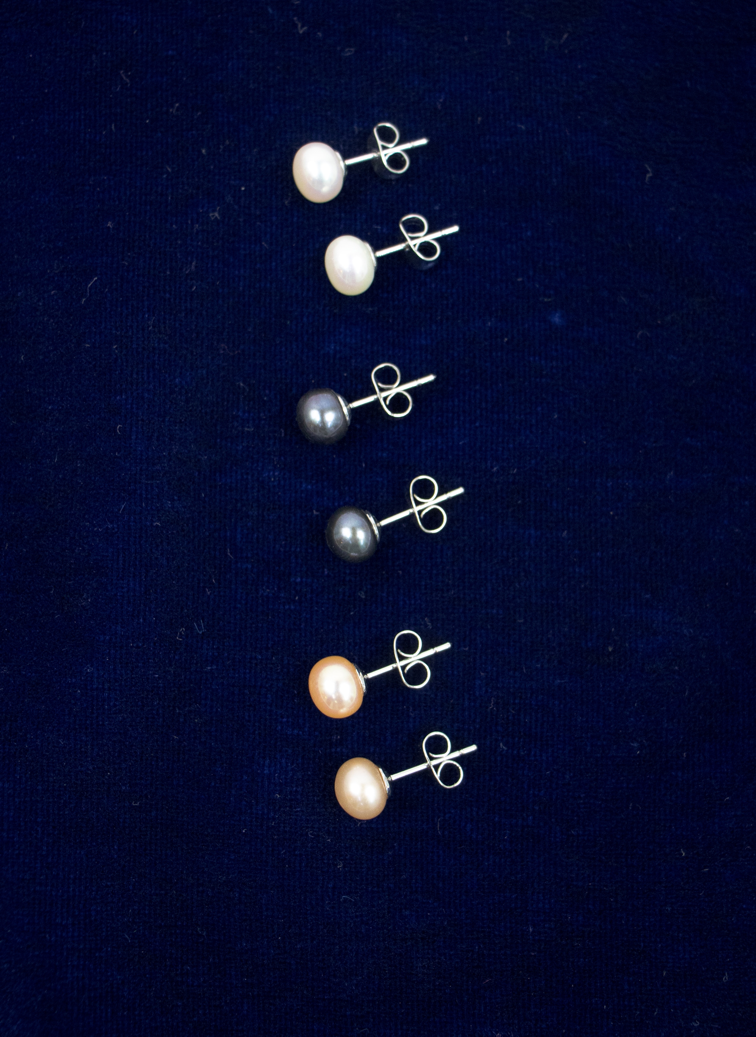 Genuine Freshwater Pearl Earrings, Small