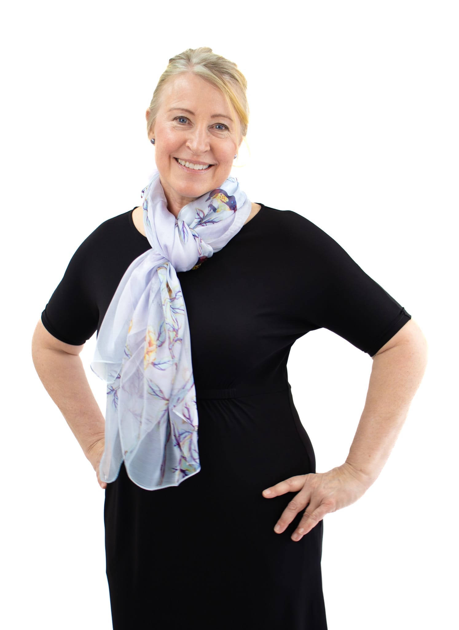 Silk Shawl, Chiffon - Dreamy