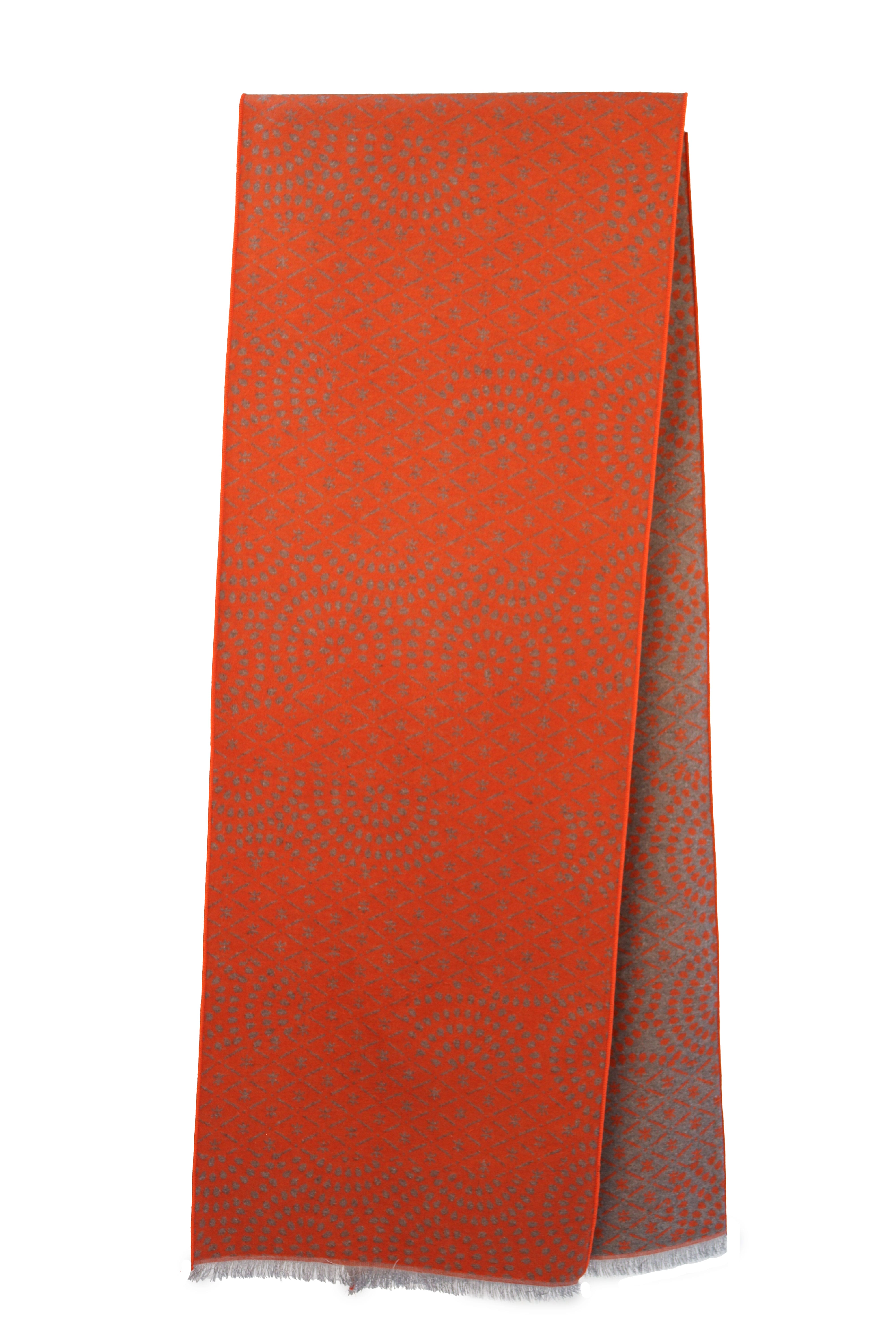 Scarf Silk Flannel, Orange