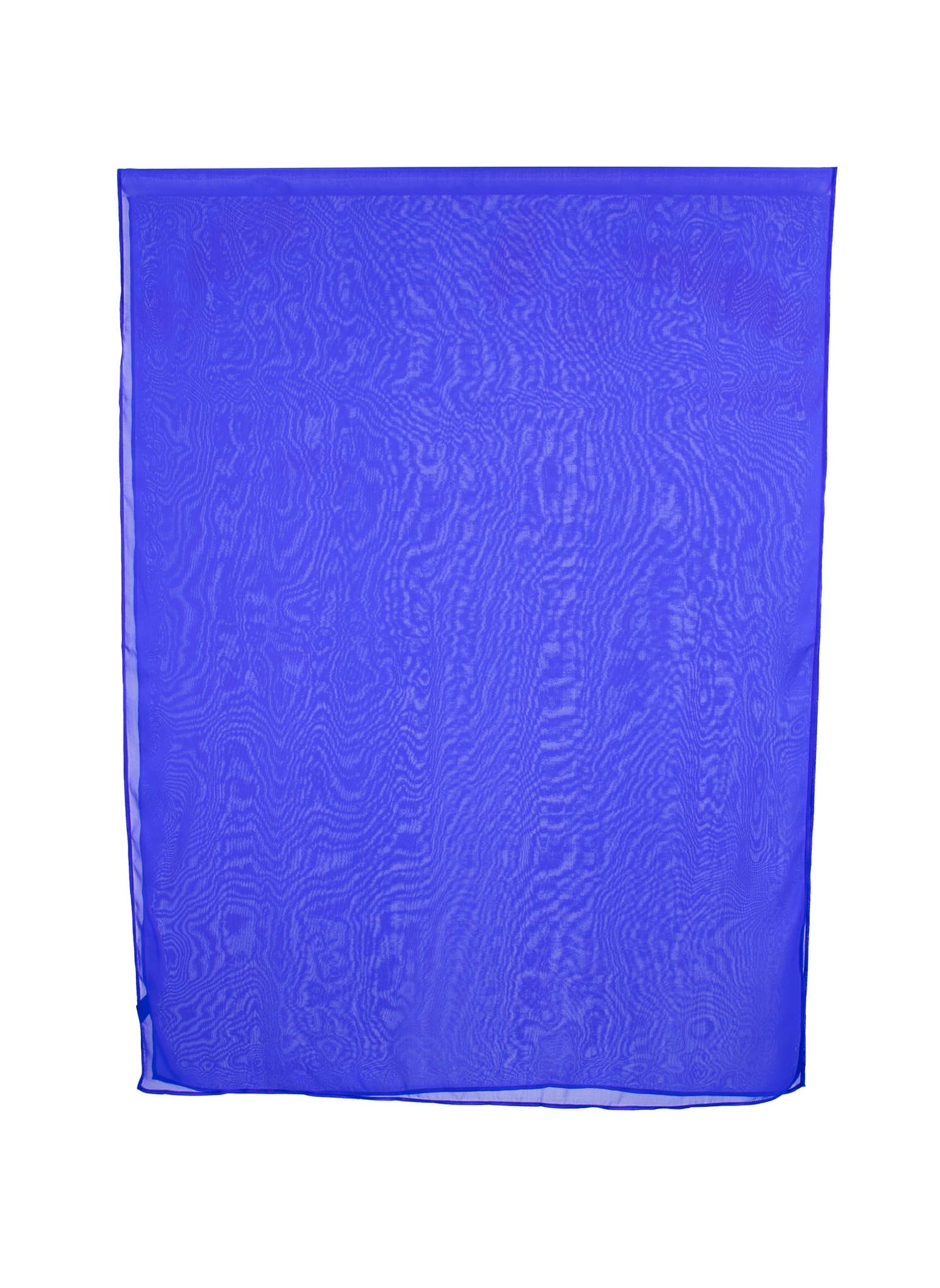 Silk Shawl, Chiffon - Blue