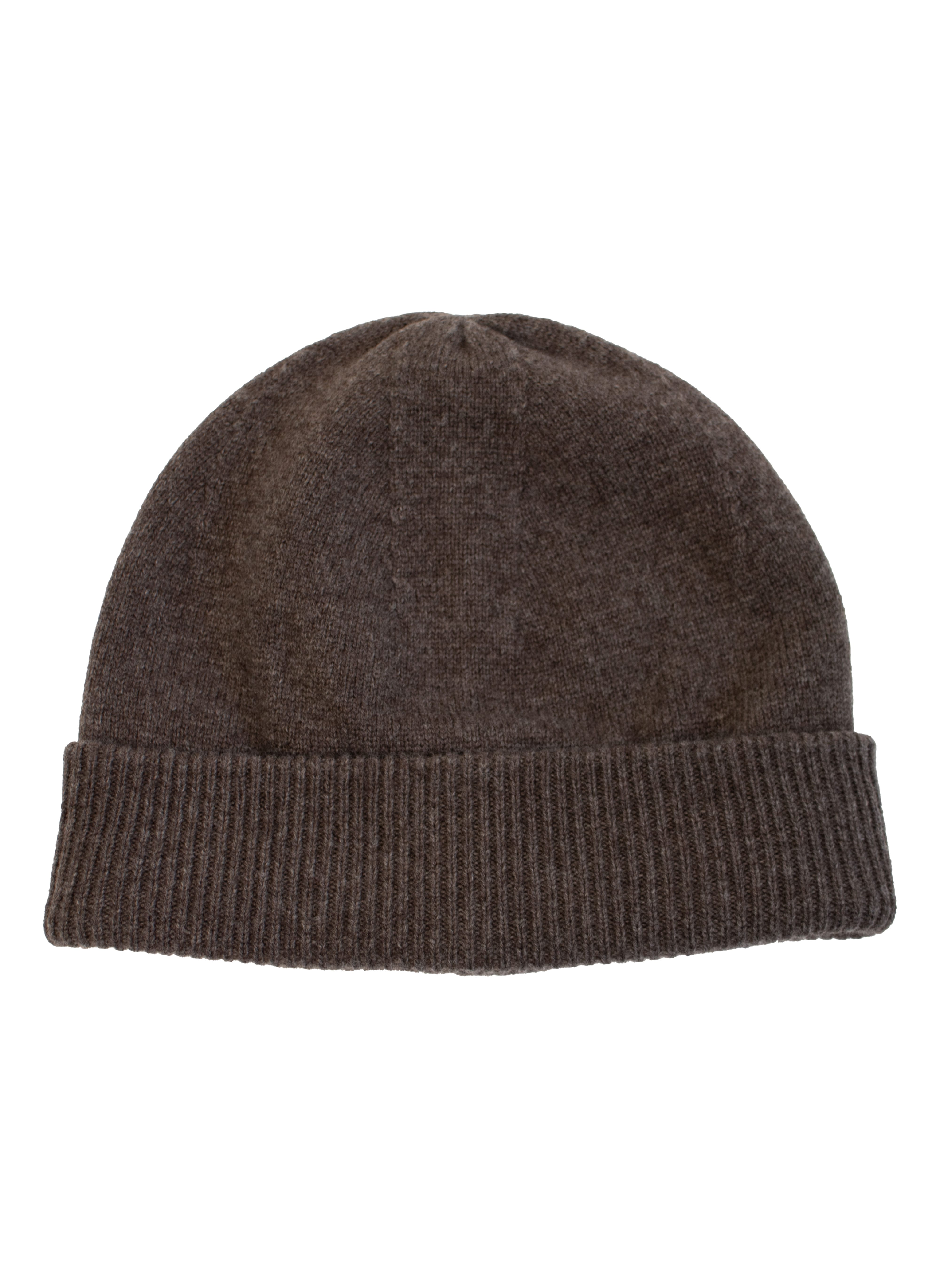 Wool hat with silk lining, Taupe