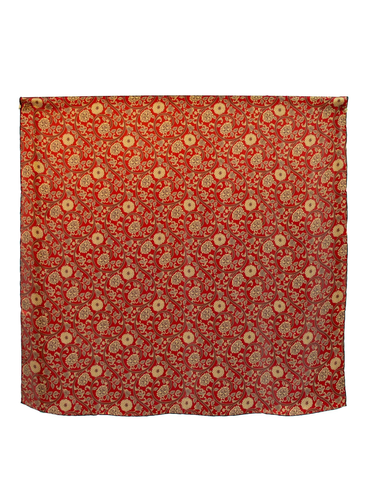 Silk Scarf Deep red
