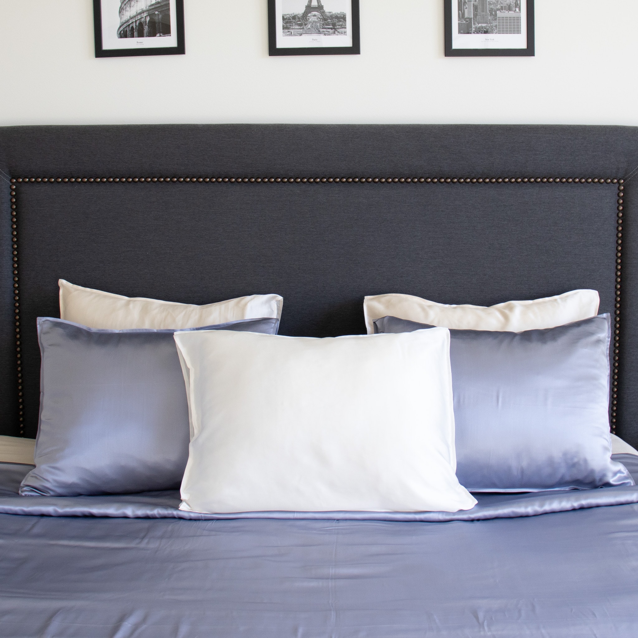 Silk Satin Duvet Cover Set Double