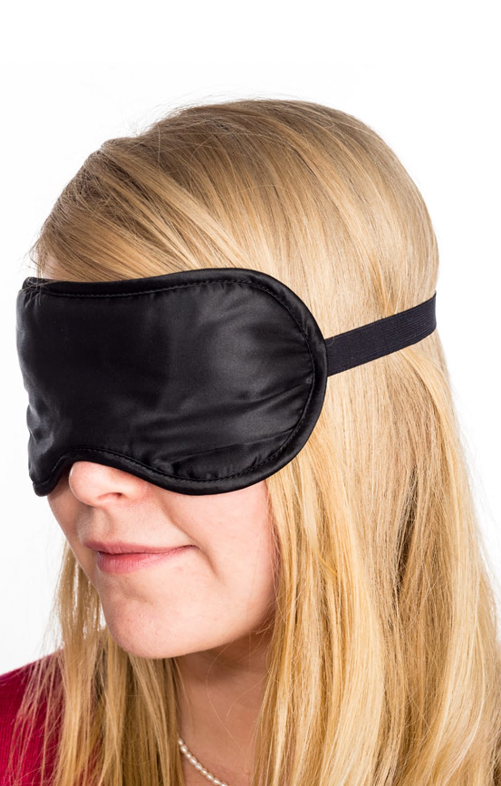 Sleepmask in silk black