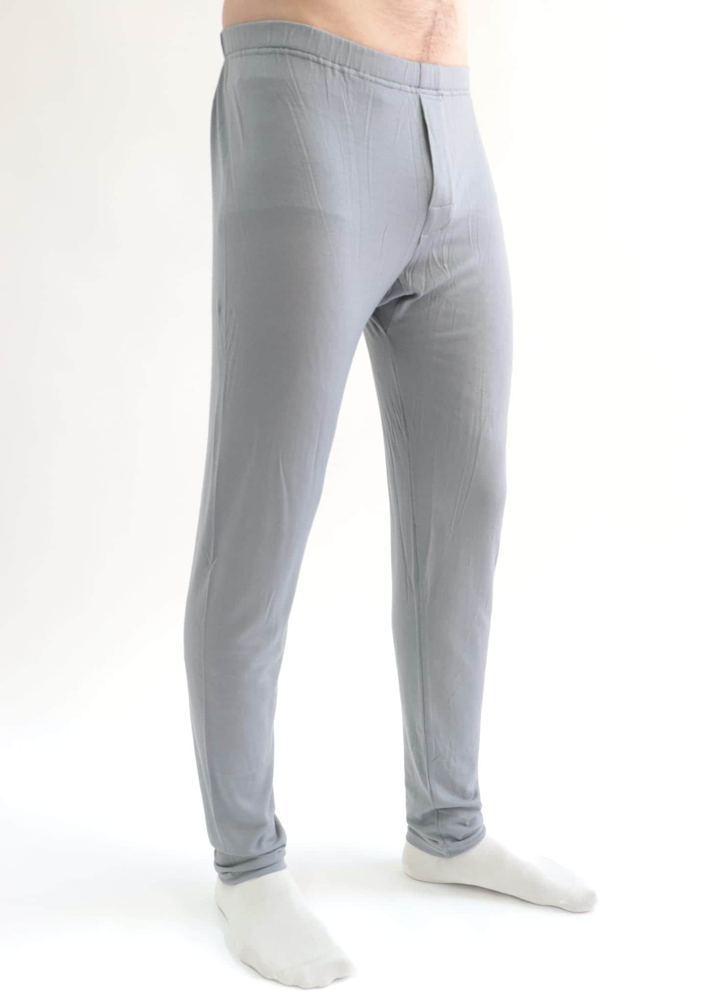 Men's Long Underwear Woolsilk, Grey