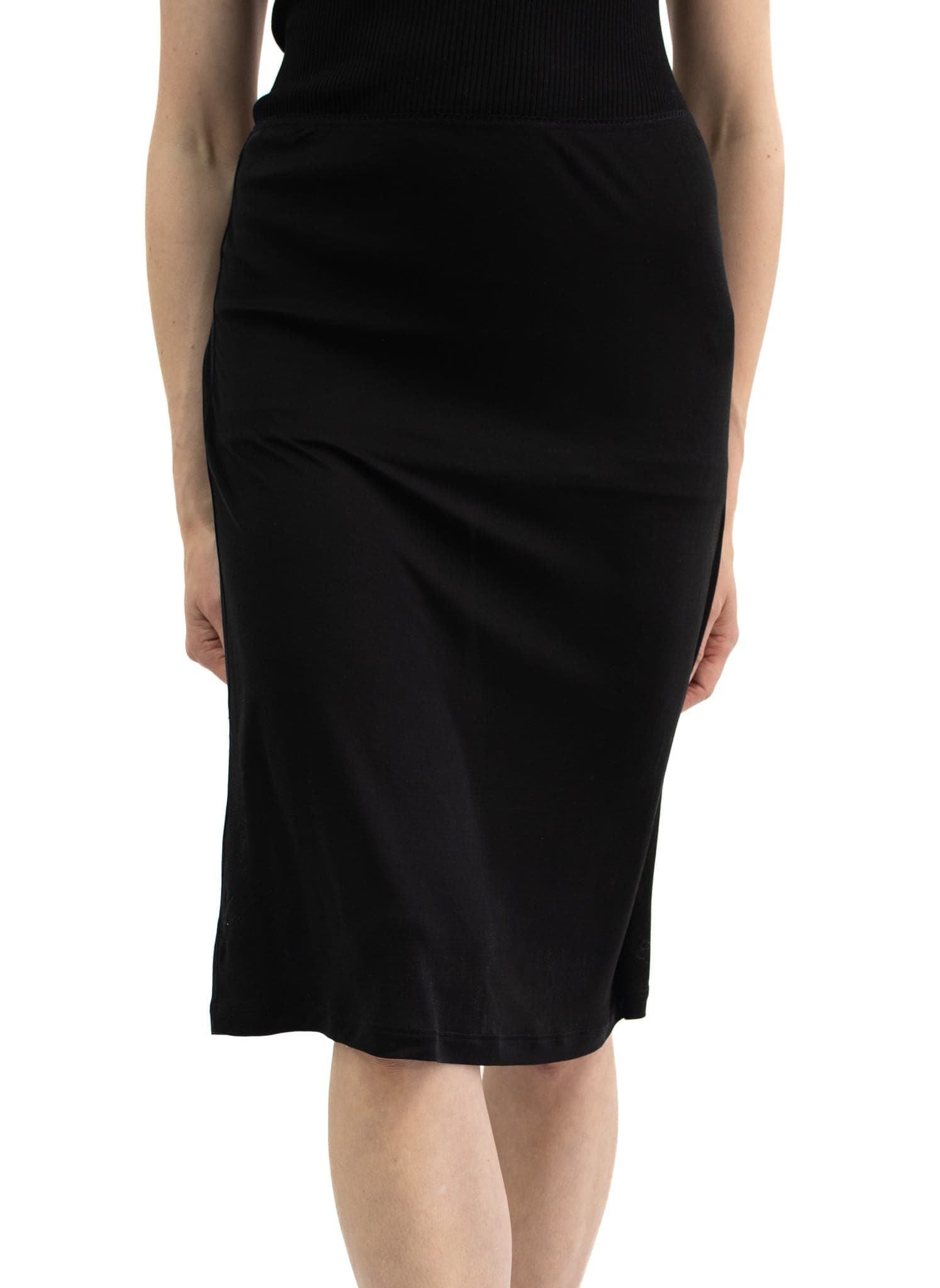 Underskirt Silk jersey Black