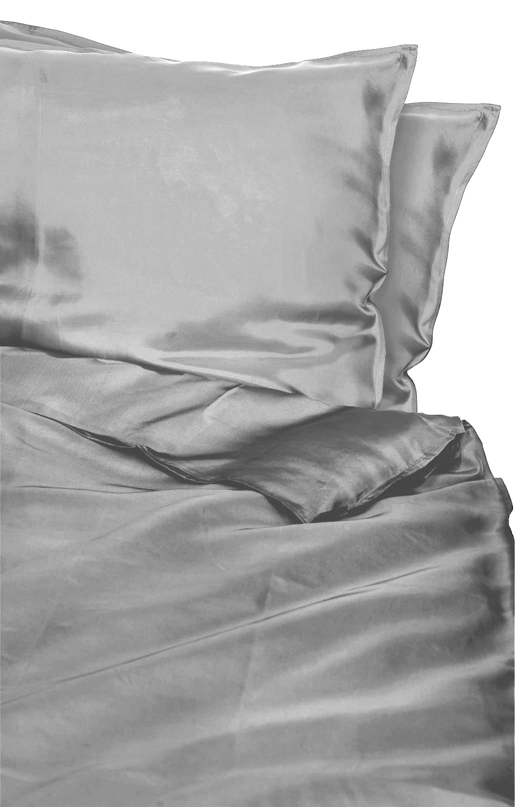 Silk sheets, habutai grey