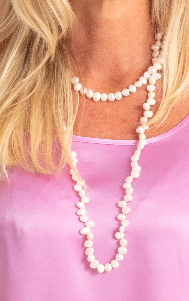 Pearl Necklace Aurora Long