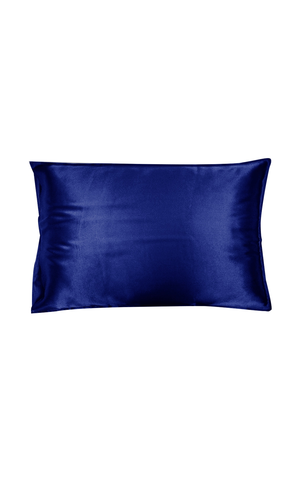 Silk pillowcase queen size navy blue