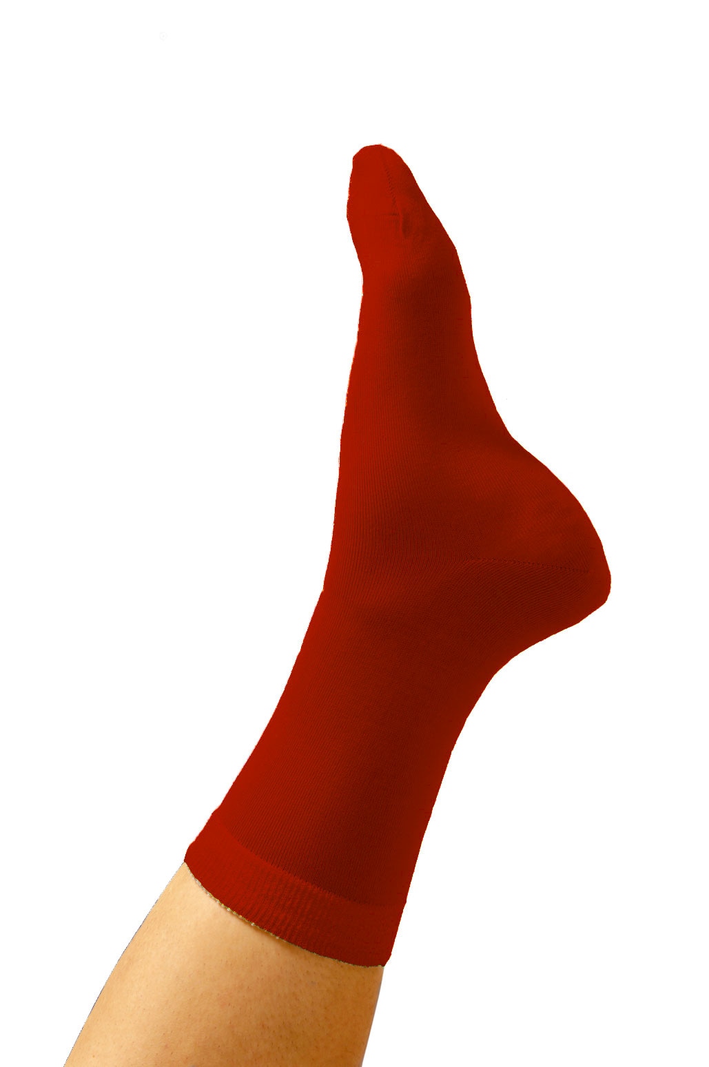 Silk Socks, Red