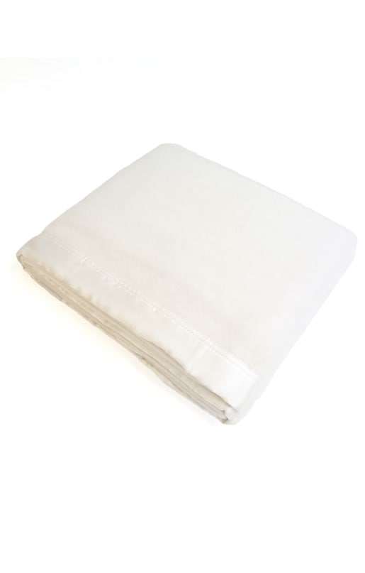 Silk Blanket Natural White 100x140cm
