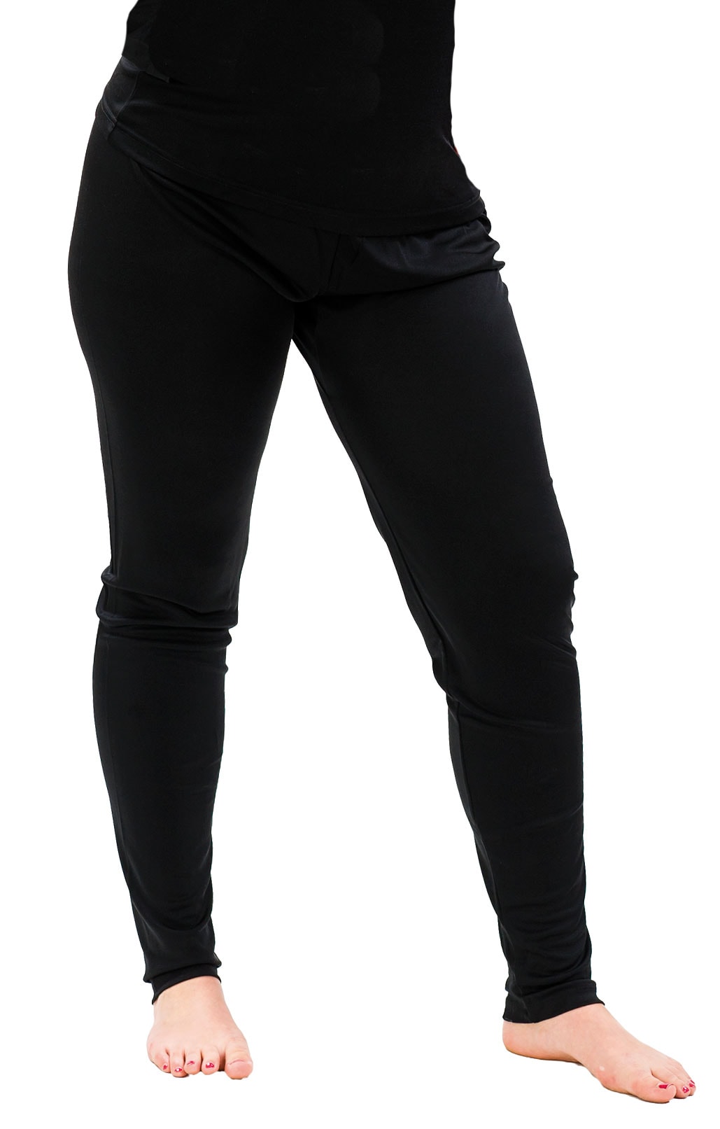 Silk Ski Pants | Black