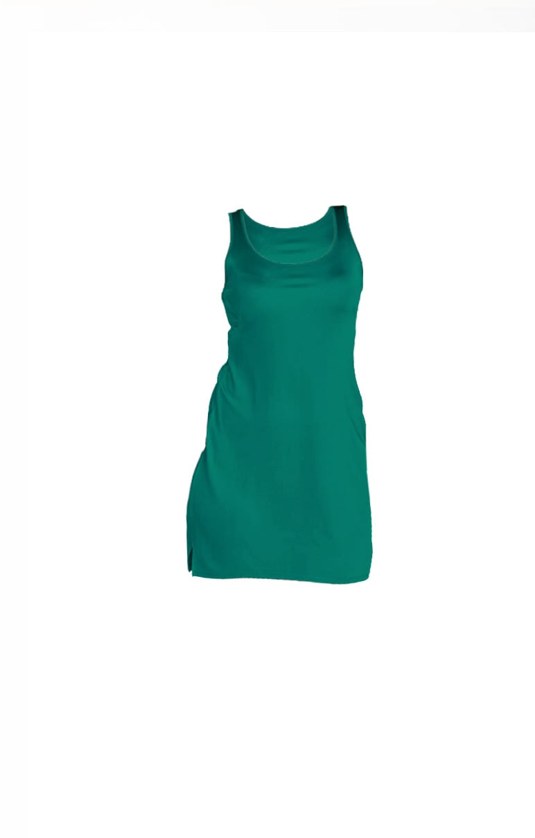 Silk nightdress/Dress, Green
