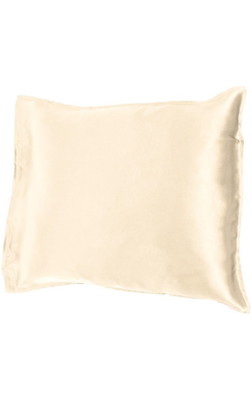 Silk pillowcase, champagne