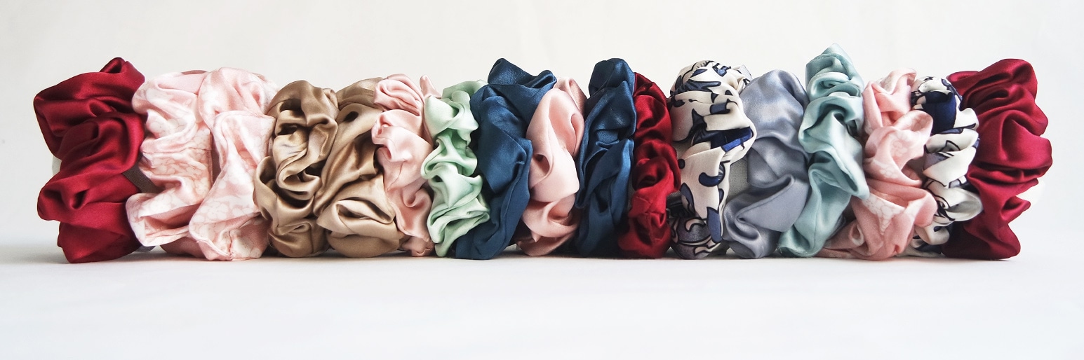Silk scrunchies - 10 reasons