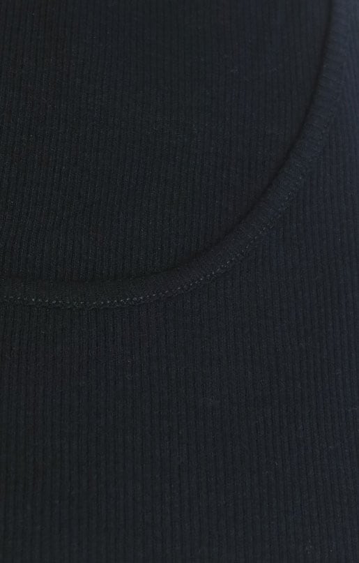 Ladies Long Sleeved Sweater Wool/Silk Blend, Black