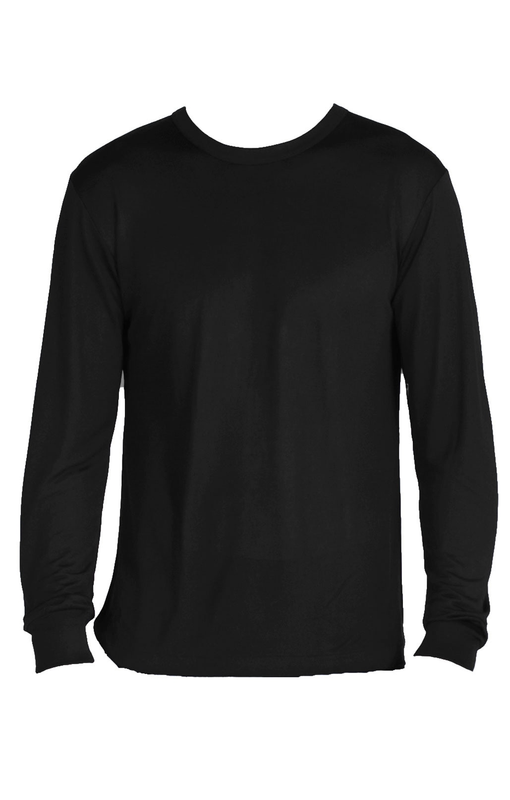 Men's Silk Sweater, X-long, Black
