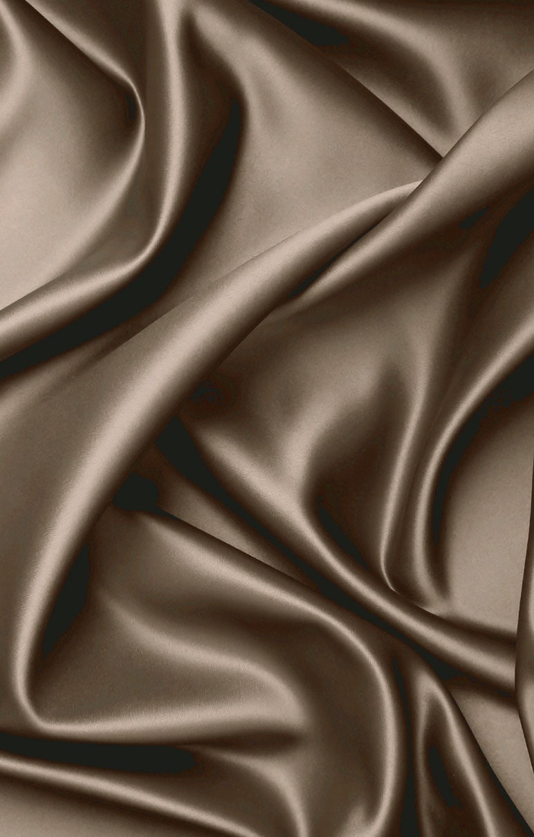 Silk sheets, satin, nougat
