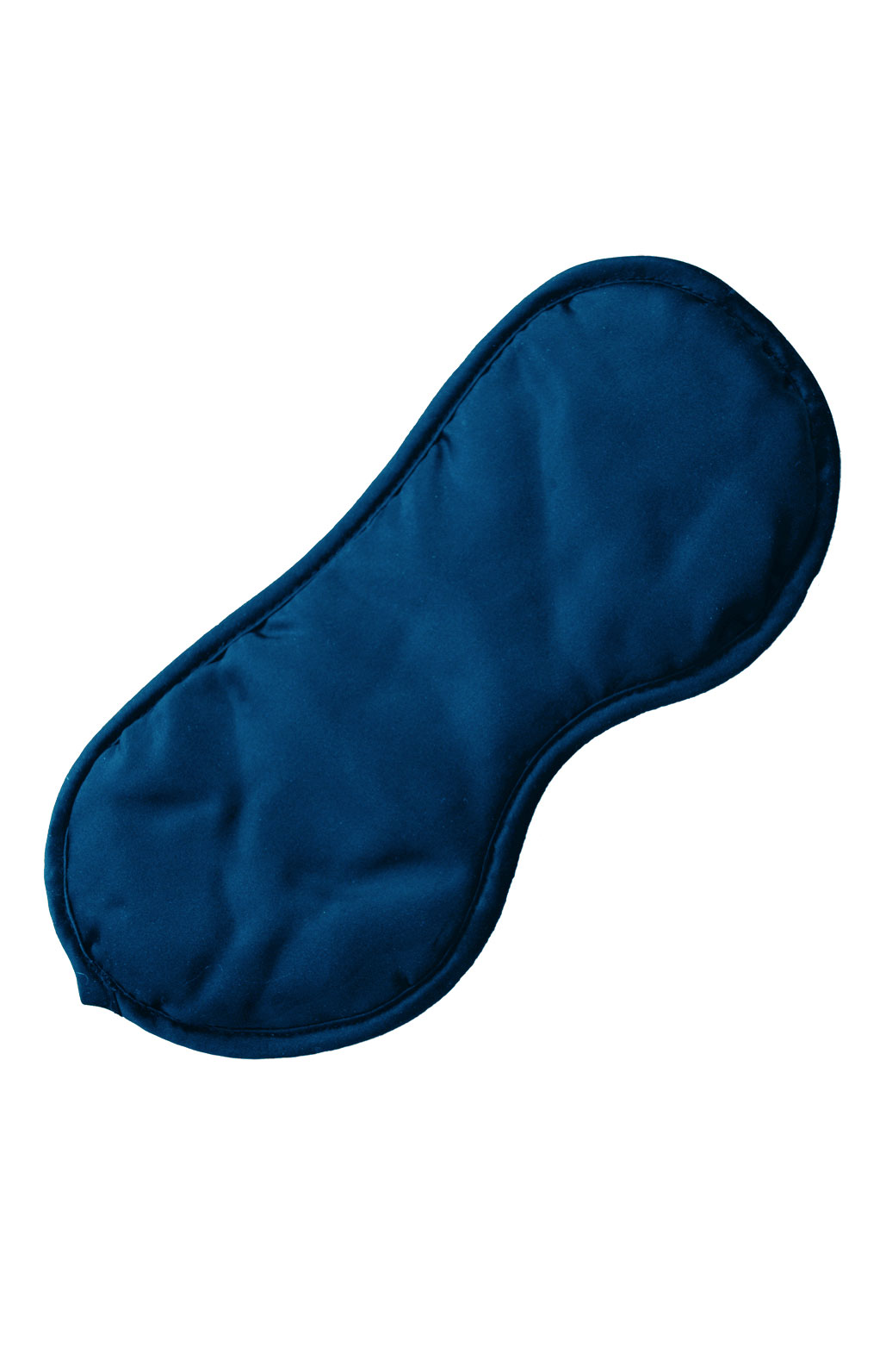 Sleepmask in silk blue