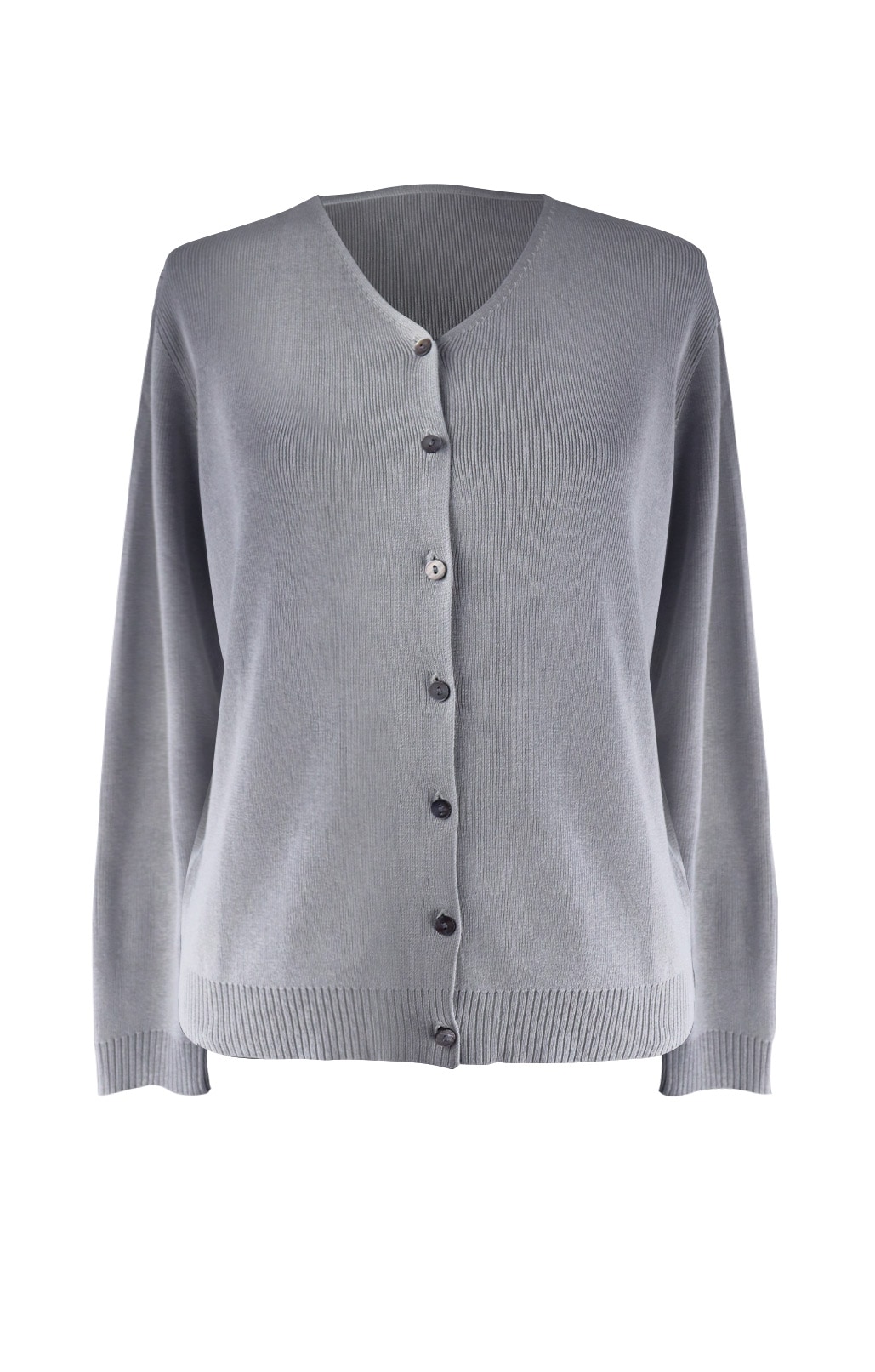 Silk cardigan grey